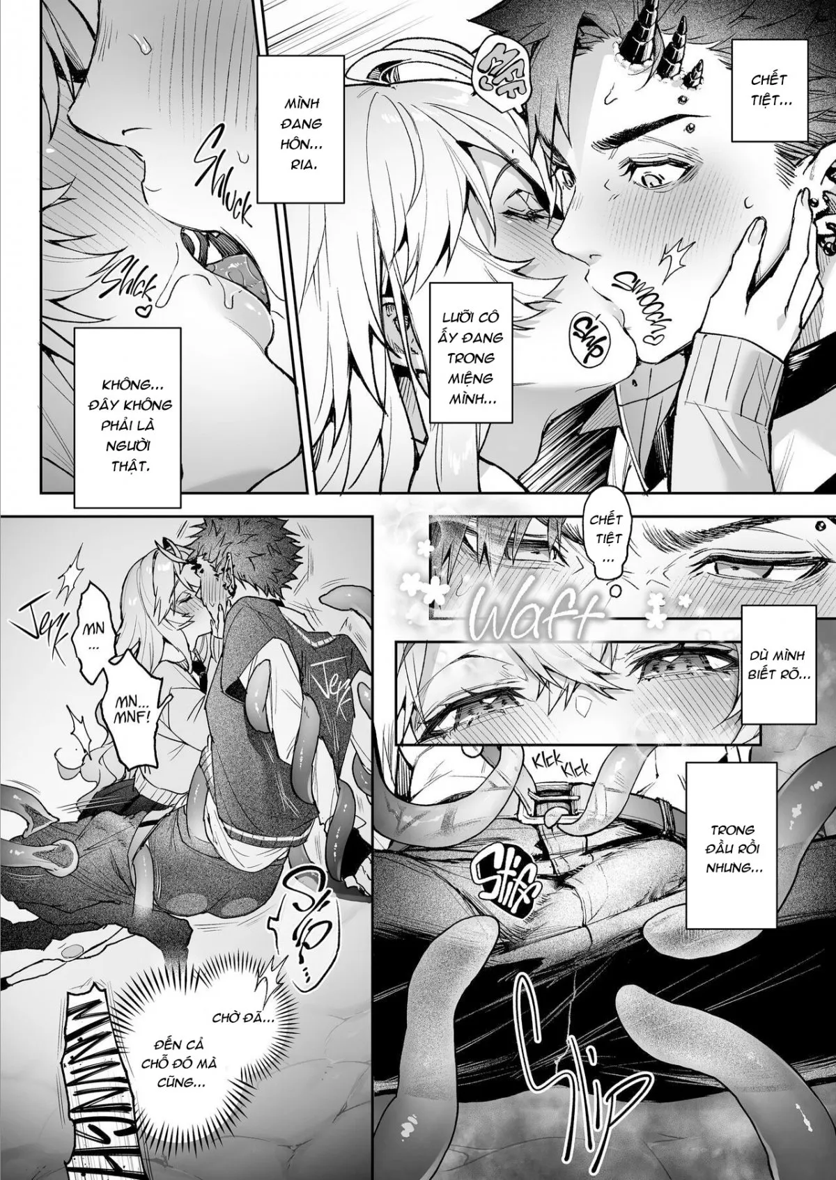 HentaiVN.net - Ảnh 19 - Thiên Thần Là Sự Giả Dối [リア・アグレッション～もしも君そっくりに変身するモンスターに襲われたら～; The Angel Is A Lie] - Chap 1