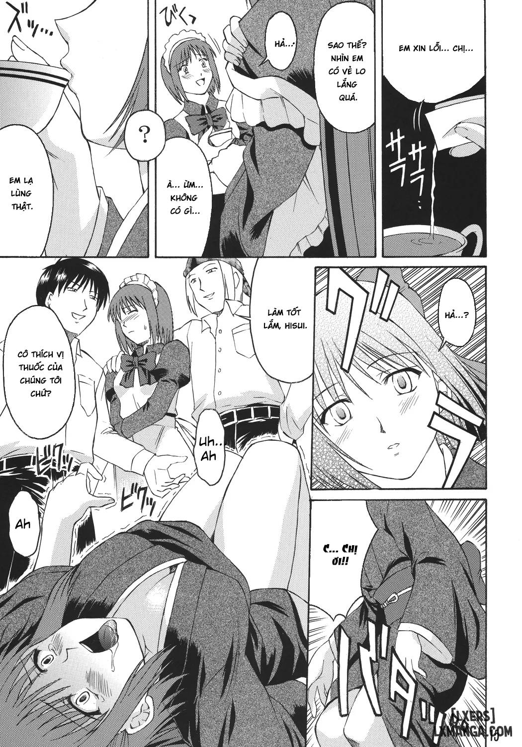 HentaiVN.net - Ảnh 13 - Momijiiro no Tsuki - Chap 1