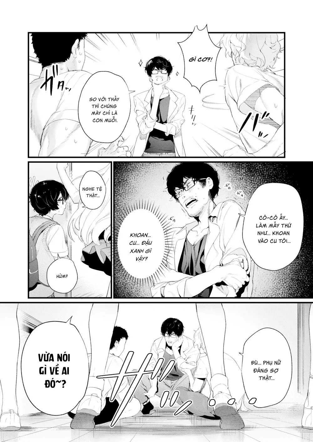 HentaiVN.net - Ảnh 7 - Phận làm trai 12 bến nước [Ba-Dump! A Counseling Room Packed with Men] - Chap 1