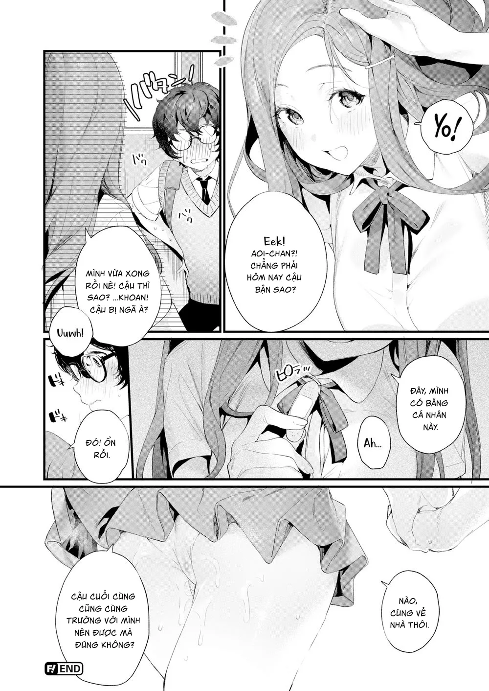 HentaiVN.net - Ảnh 9 - Phận làm trai 12 bến nước [Ba-Dump! A Counseling Room Packed with Men] - Chap 1