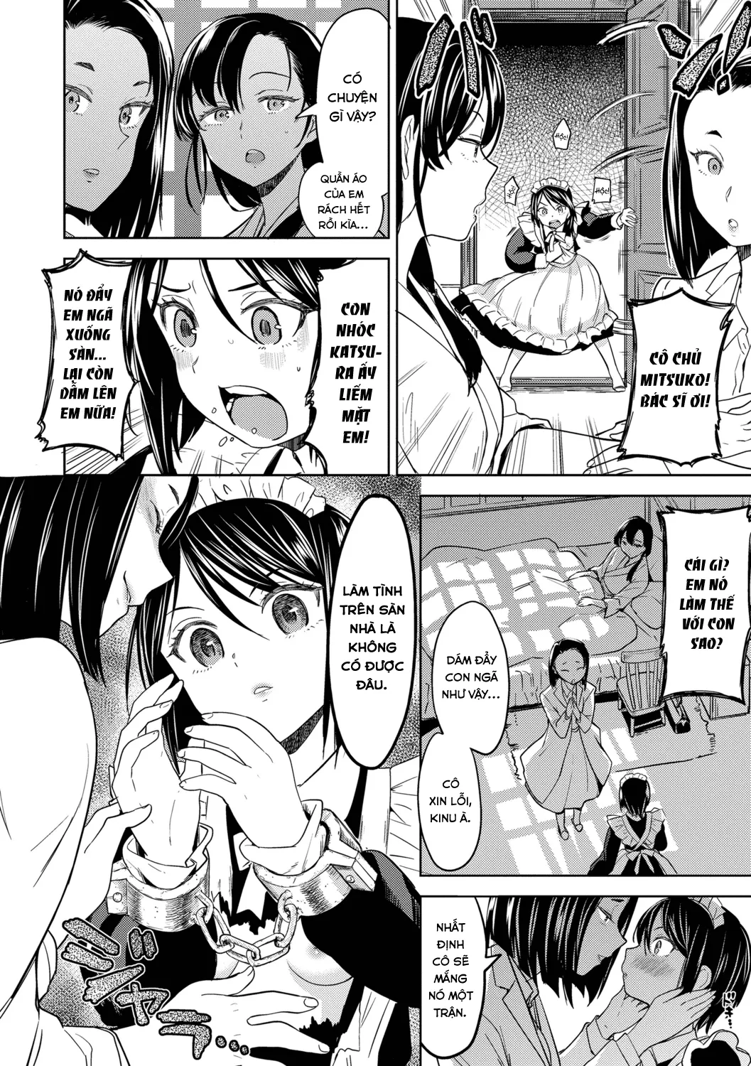 HentaiVN.net - Ảnh 10 - Cô gái đến từ phòng thí nghiệm huyết học Mochizuki [Mochizuki Ketsueki Kenkyuujo no Musume ; The Girl from the Mochizuki Blood Science Lab] - Chap 1