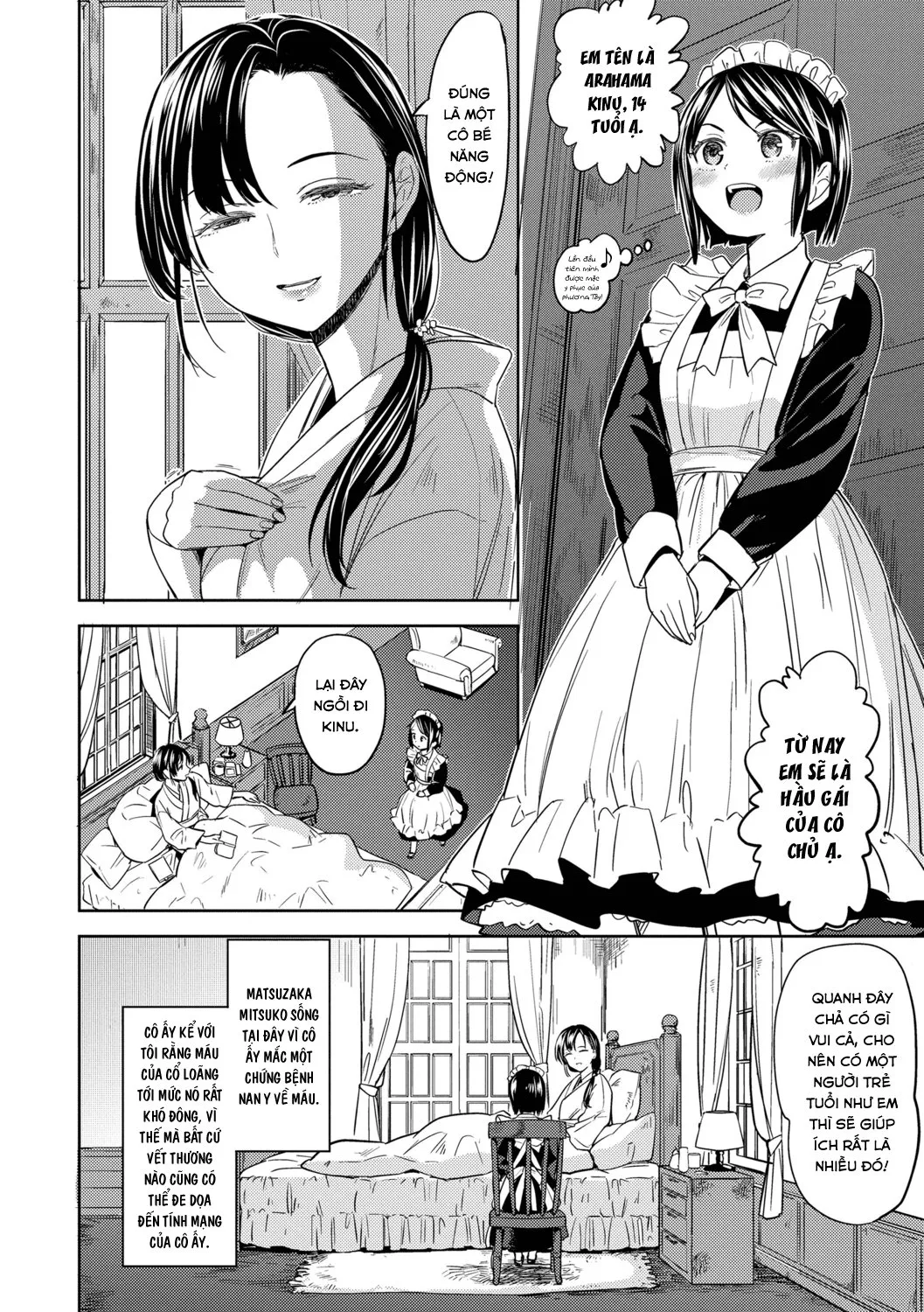 HentaiVN.net - Ảnh 4 - Cô gái đến từ phòng thí nghiệm huyết học Mochizuki [Mochizuki Ketsueki Kenkyuujo no Musume ; The Girl from the Mochizuki Blood Science Lab] - Chap 1