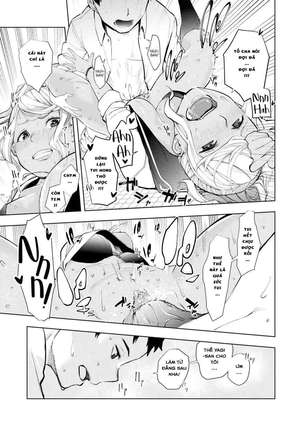 HentaiVN.net - Ảnh 16 - Nàng Cừu Trắng và Nàng Cừu Đen! [Black Sheep & White Sheep, White Letter] - Chap 1
