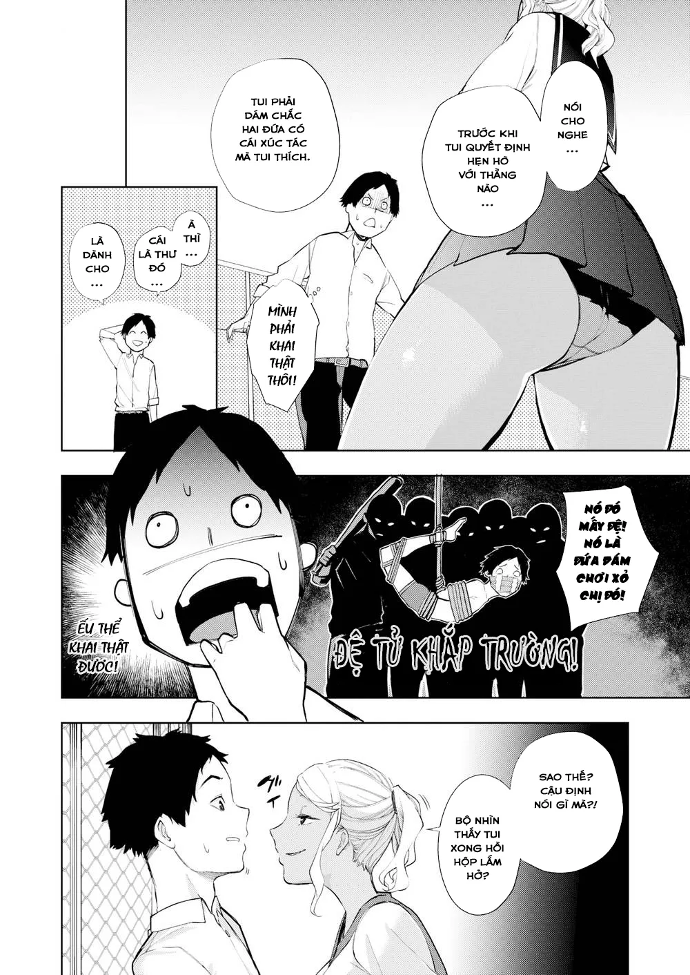 HentaiVN.net - Ảnh 5 - Nàng Cừu Trắng và Nàng Cừu Đen! [Black Sheep & White Sheep, White Letter] - Chap 1