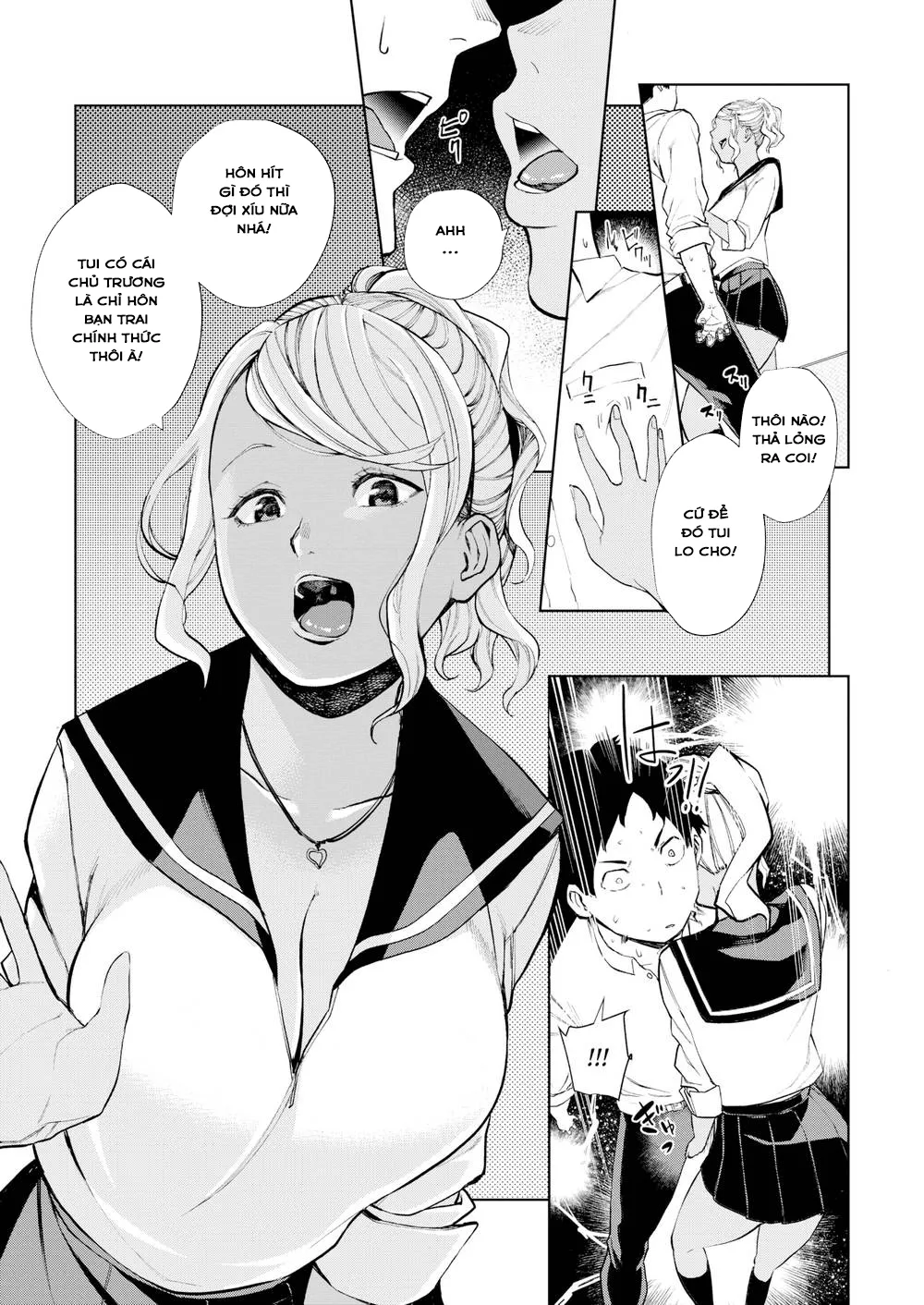 HentaiVN.net - Ảnh 6 - Nàng Cừu Trắng và Nàng Cừu Đen! [Black Sheep & White Sheep, White Letter] - Chap 1