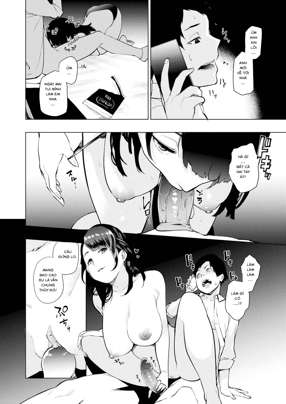 HentaiVN.net - Ảnh 13 - Nàng Cừu Trắng và Nàng Cừu Đen! [Black Sheep & White Sheep, White Letter] - Chap 2