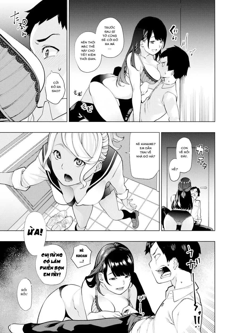 HentaiVN.net - Ảnh 6 - Nàng Cừu Trắng và Nàng Cừu Đen! [Black Sheep & White Sheep, White Letter] - Chap 2