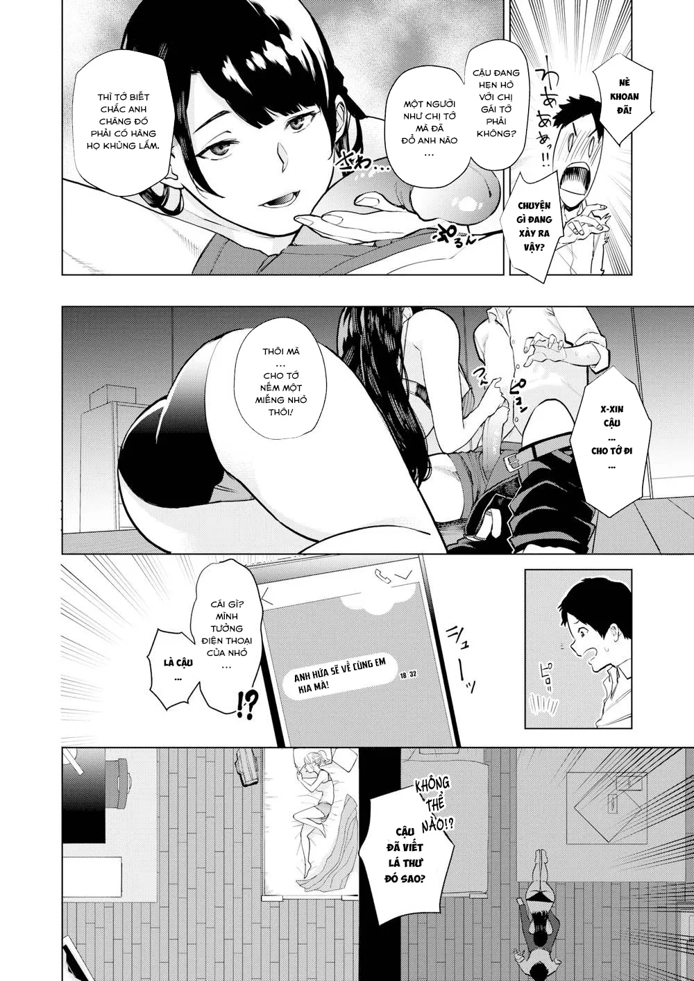 HentaiVN.net - Ảnh 7 - Nàng Cừu Trắng và Nàng Cừu Đen! [Black Sheep & White Sheep, White Letter] - Chap 2