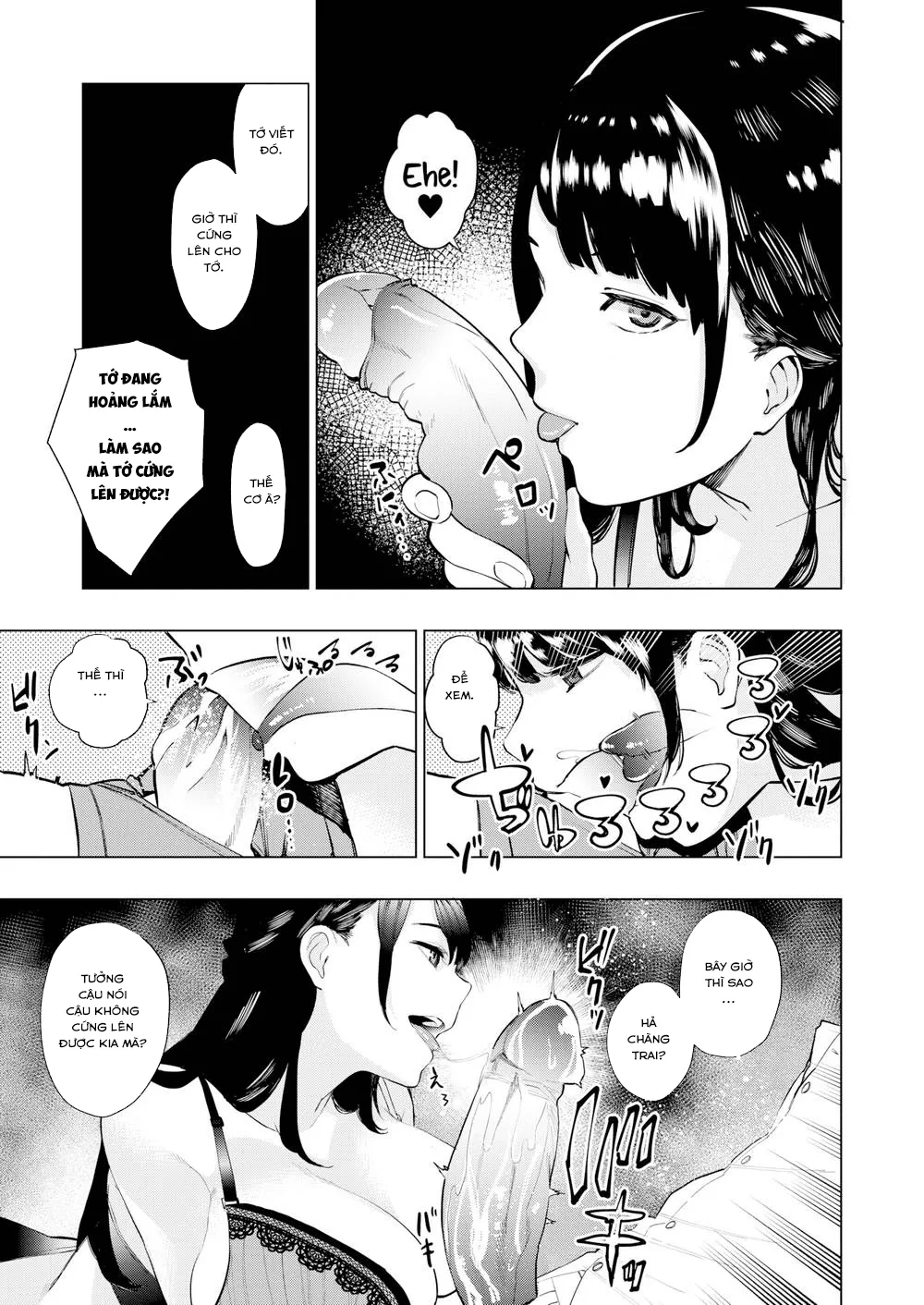 HentaiVN.net - Ảnh 8 - Nàng Cừu Trắng và Nàng Cừu Đen! [Black Sheep & White Sheep, White Letter] - Chap 2