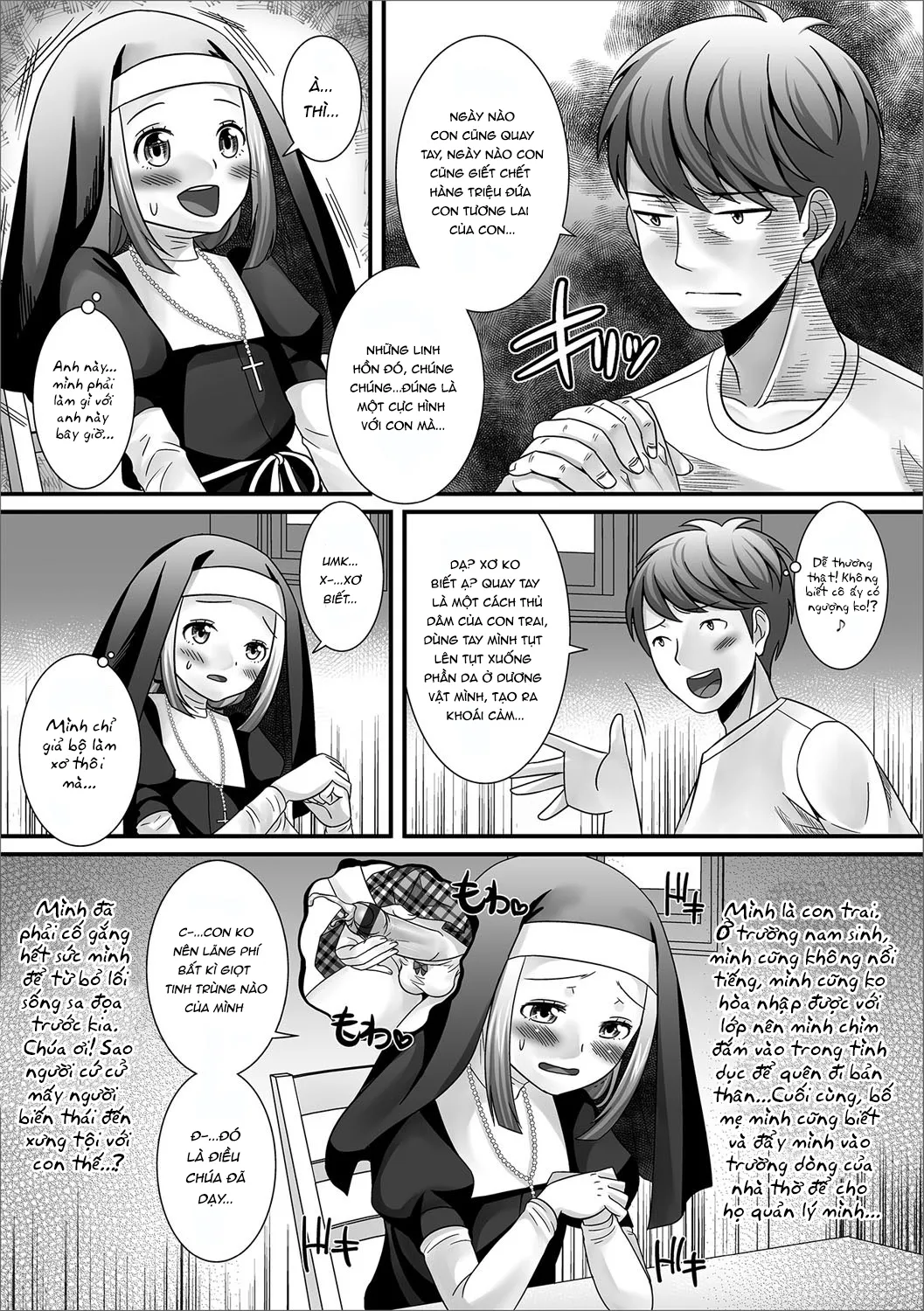 HentaiVN.net - Ảnh 4 - Buổi xưng tội [Onegai! Sister; Onegai! Sister (Gekkan Web Otoko no Ko-llection! S Vol. 17)] - Chap 1