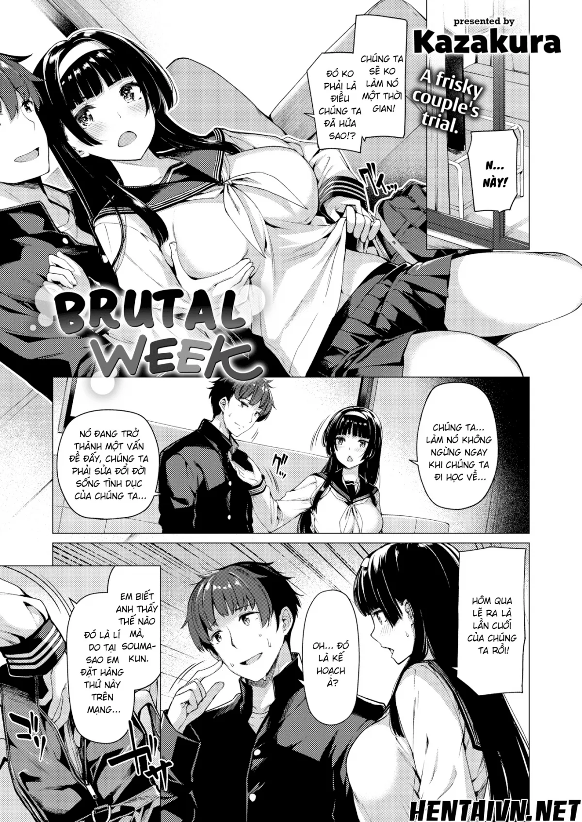 HentaiVN.net - Ảnh 2 - Brutal week - Chap 1
