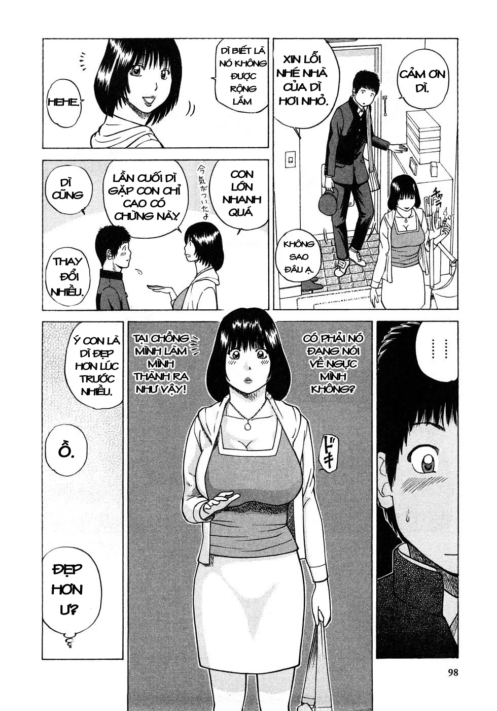 HentaiVN.net - Ảnh 5 - Chuyến Đi Thăm Dì. [Paying a Visit to Auntie] - Chap 1