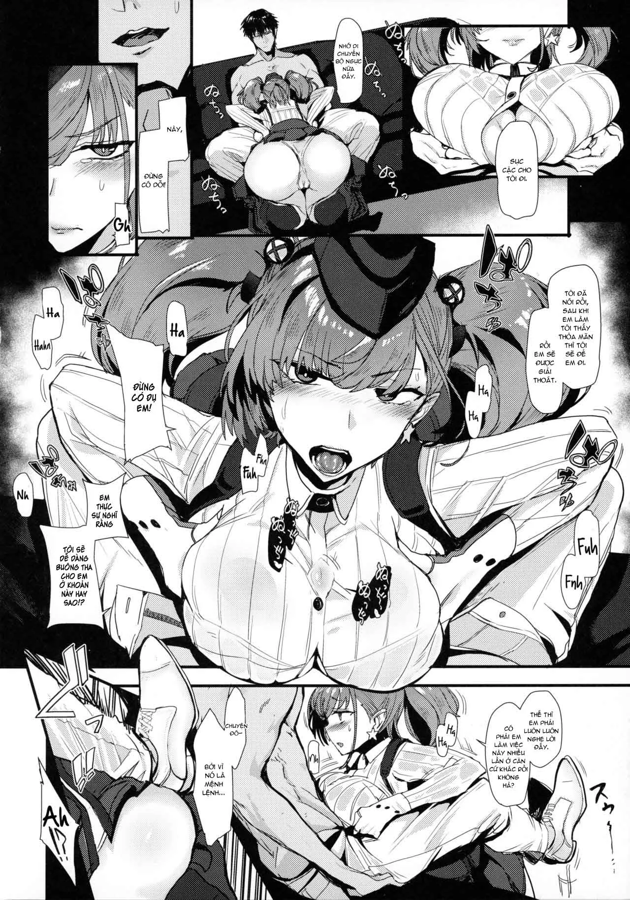 HentaiVN.net - Ảnh 5 - Osabori Musume Atlanta Wakarase Misshitsu Yasei Enshuu [おさぼり娘アトランタ わからせ密室夜性演習] - Chap 1