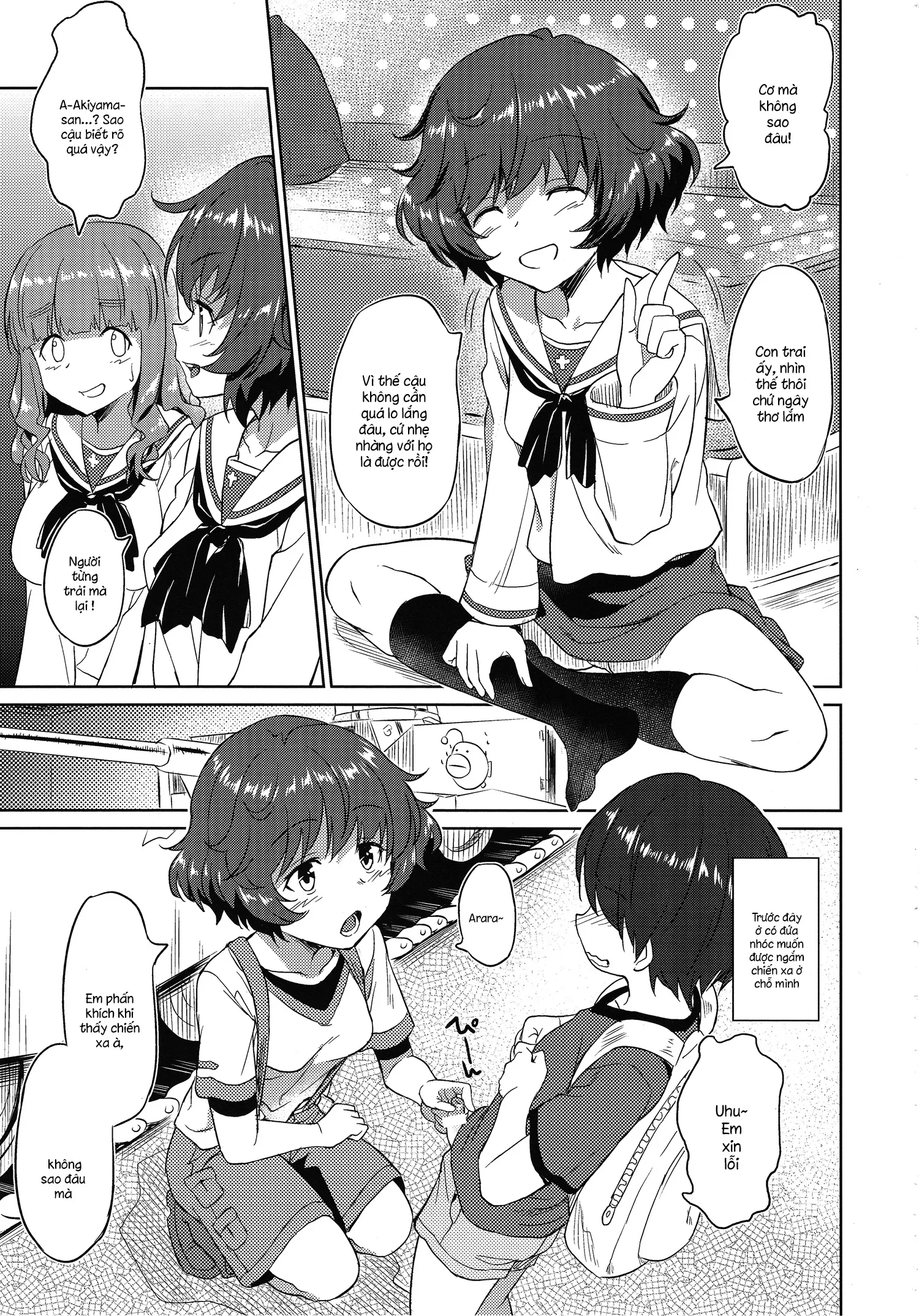 HentaiVN.net - Ảnh 6 - Senshadou no Uramichi Ooarai Joshi Gakuen (Girls Und Panzer) [戦車道の裏道 大洗女子学園] - Chap 1