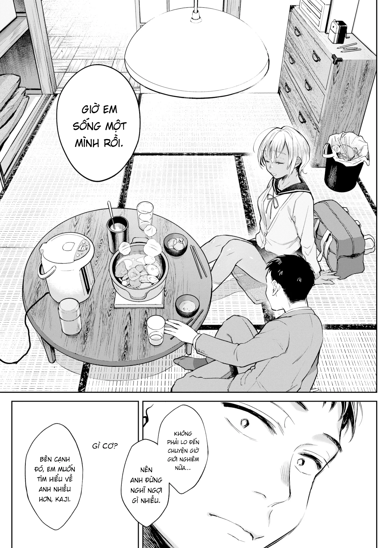 HentaiVN.net - Ảnh 10 - Hai Tâm Hồn Cô Đơn [All Alone x2] - Chap 1