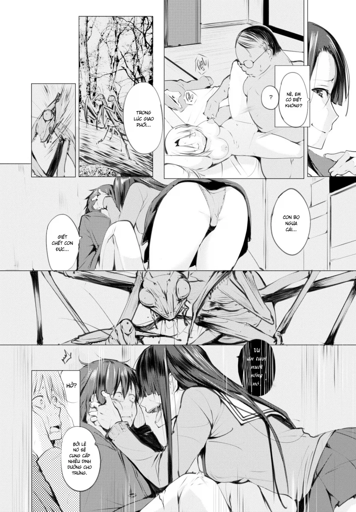 HentaiVN.net - Ảnh 15 - Những Cô Nàng Bọ Ngựa - Chap 1
