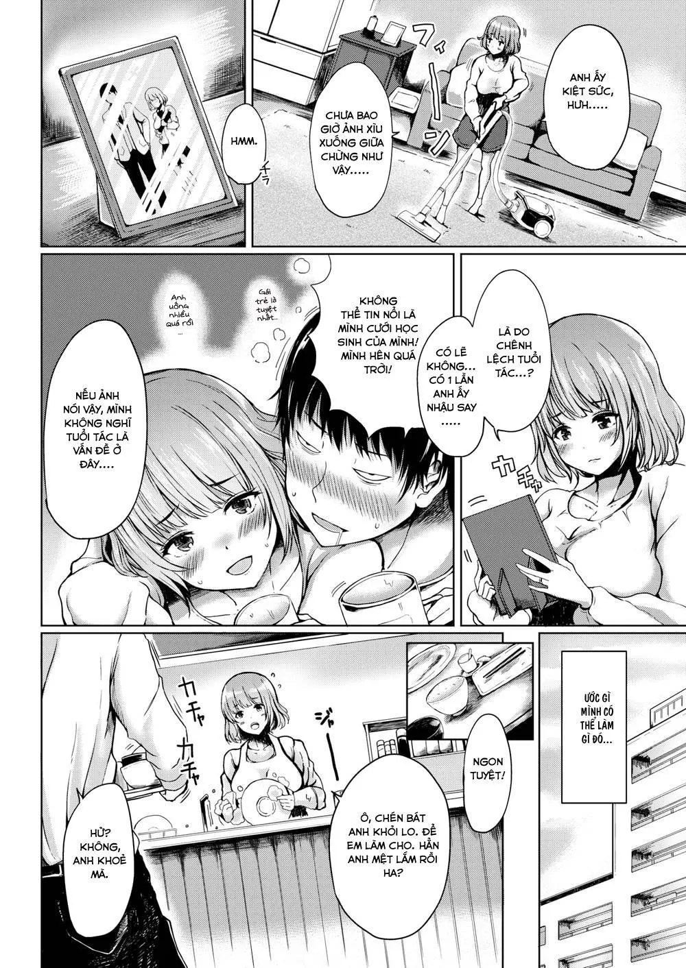 HentaiVN.net - Ảnh 5 - My Soft, Wet Wife - Chap 1