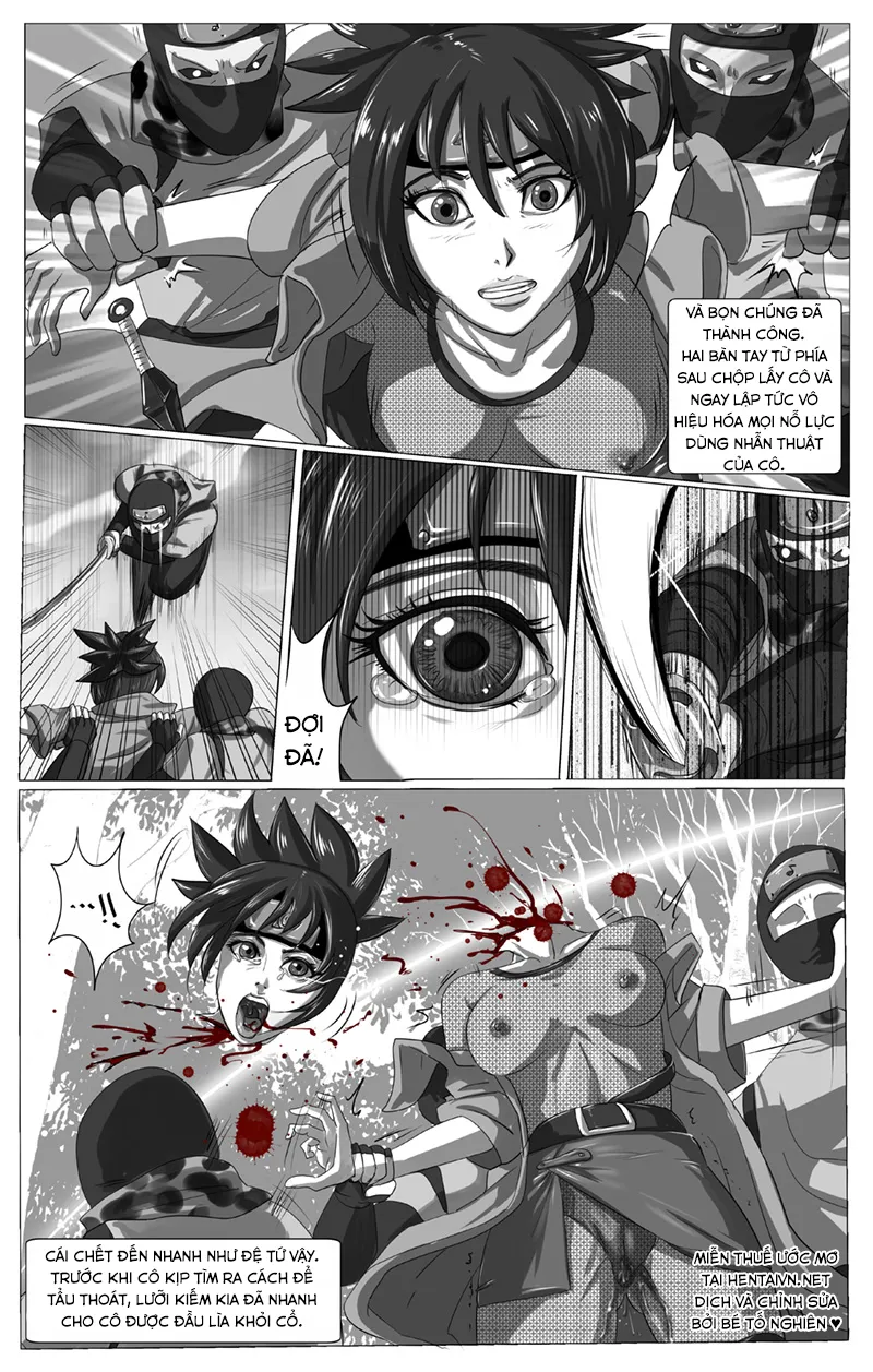 HentaiVN.net - Ảnh 4 - Nhẫn Thuật Cuối Cùng! [Death Rape of A Ninja] - Chap 1