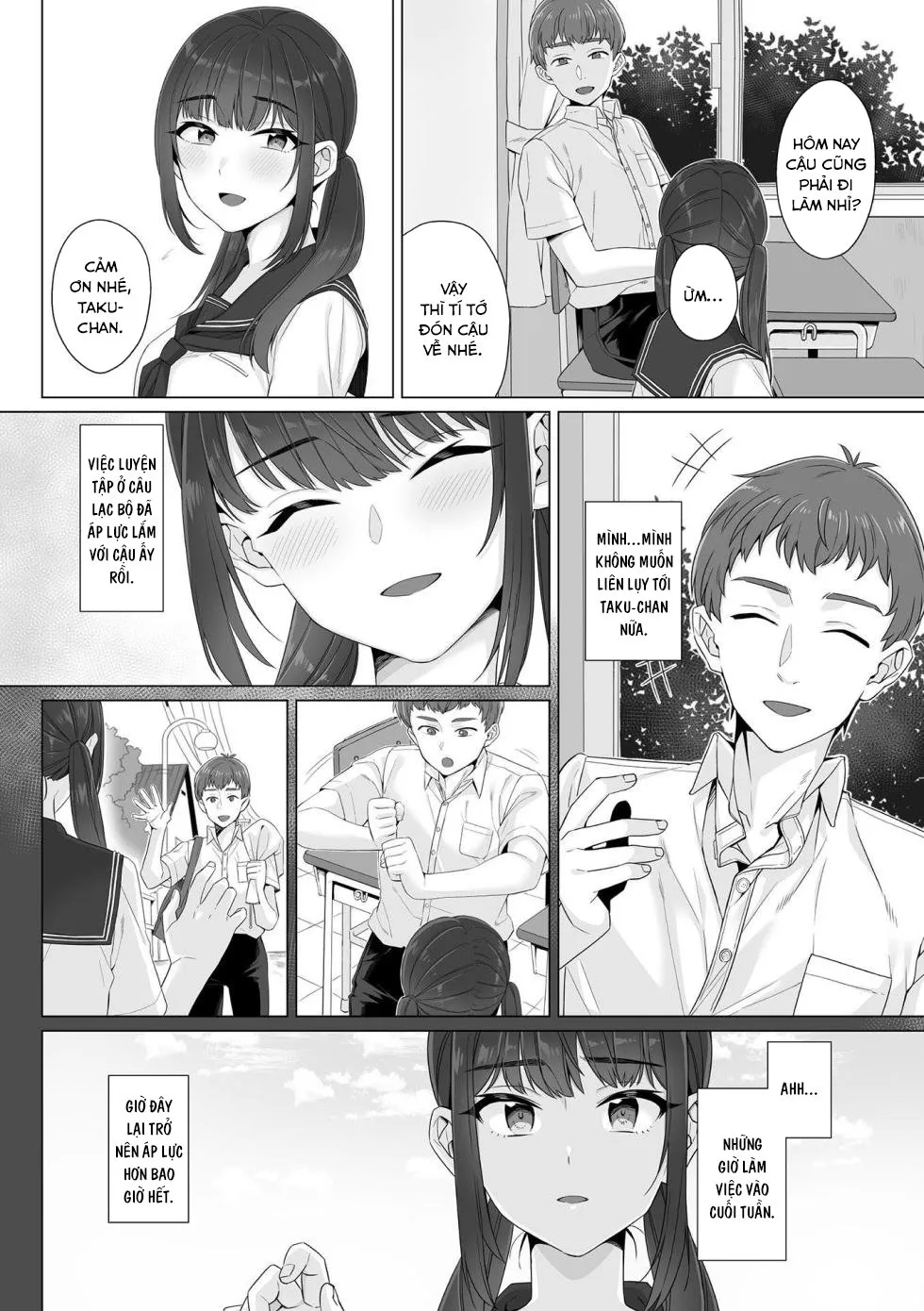 HentaiVN.net - Ảnh 5 - Junboku Joshikousei wa Oyaji Iro ni Somerarete Comic Ban - Chap 2