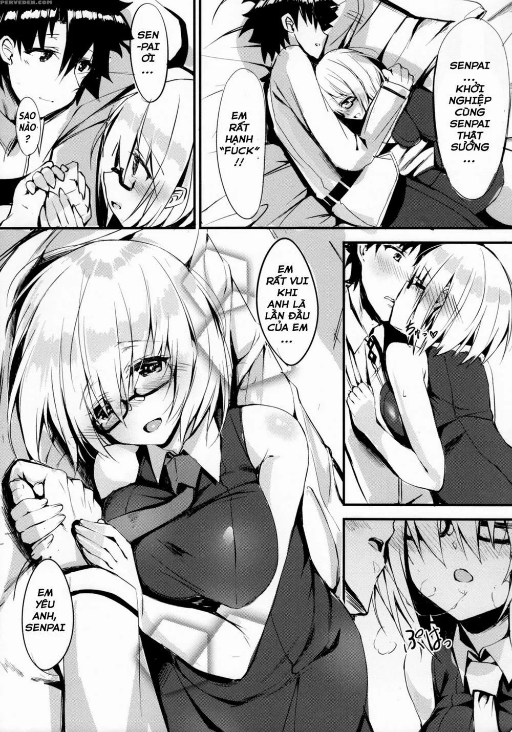 HentaiVN.net - Ảnh 16 - Senpai ni Daisuki datte Tsutaetai (Fate/Grand Order) - Chap 1