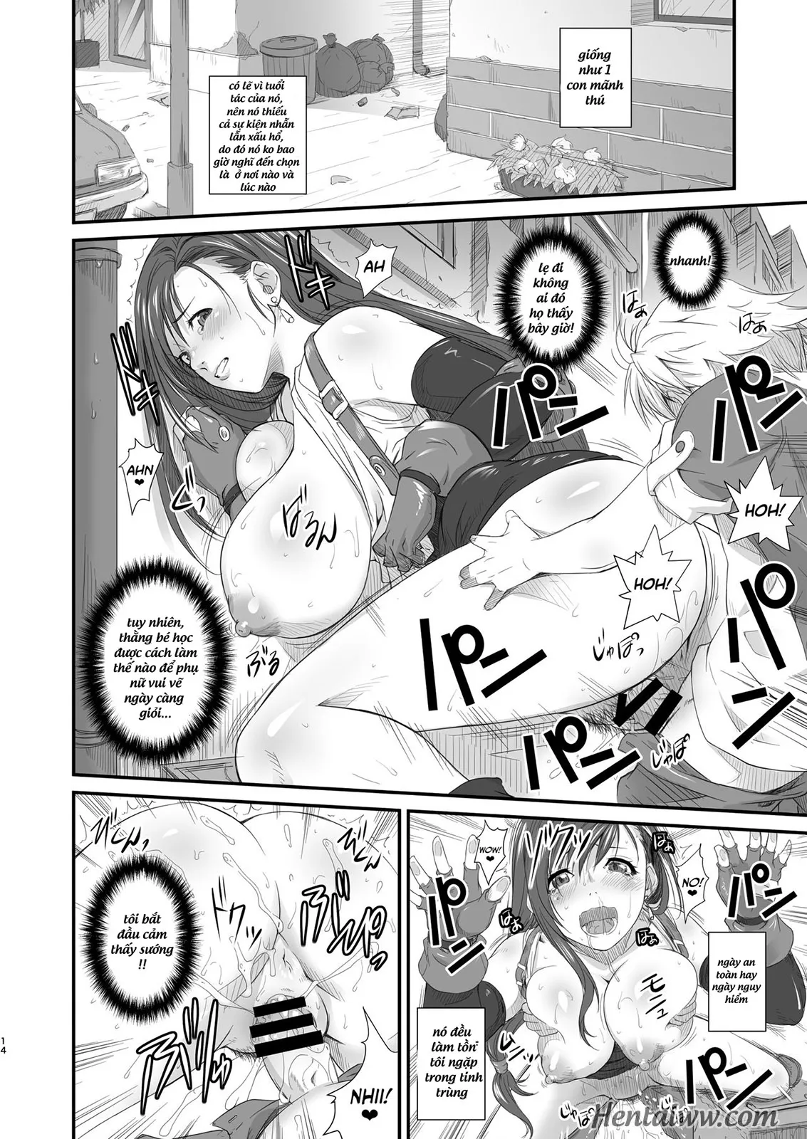 HentaiVN.net - Ảnh 14 - TTAP - Tifa's Tits! Ass!! Pussy!!! - Chap 1