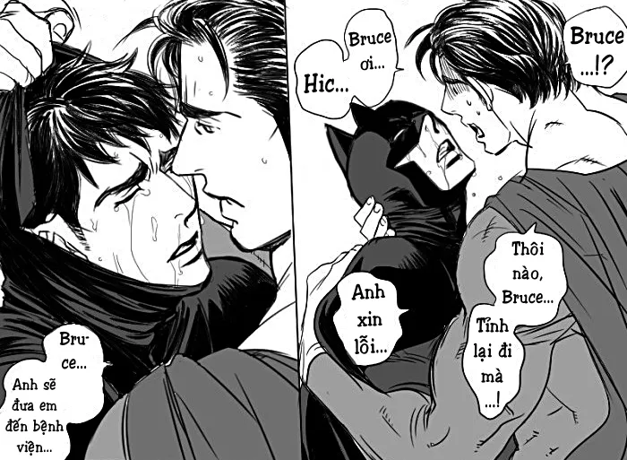 HentaiVN.net - Ảnh 14 - Superman x Batman [SuperBat: Love Story; Sịp Đỏ x Sịp Đen] - Chap 1