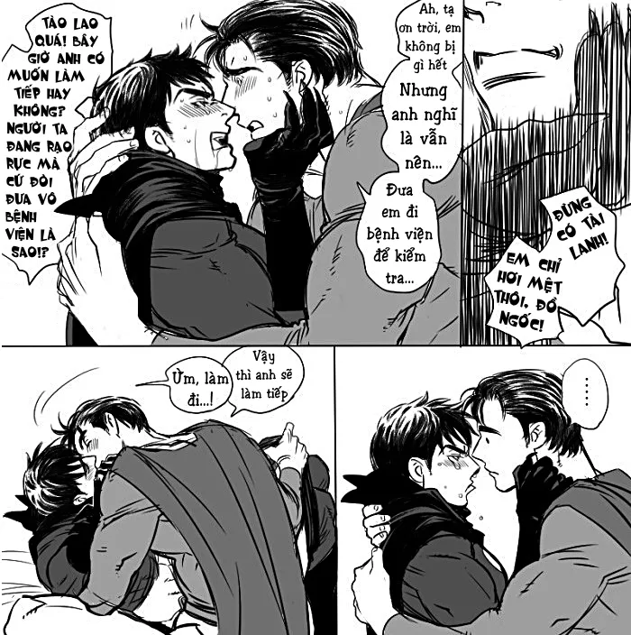 HentaiVN.net - Ảnh 15 - Superman x Batman [SuperBat: Love Story; Sịp Đỏ x Sịp Đen] - Chap 1