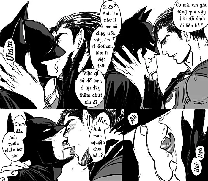 HentaiVN.net - Ảnh 4 - Superman x Batman [SuperBat: Love Story; Sịp Đỏ x Sịp Đen] - Chap 1