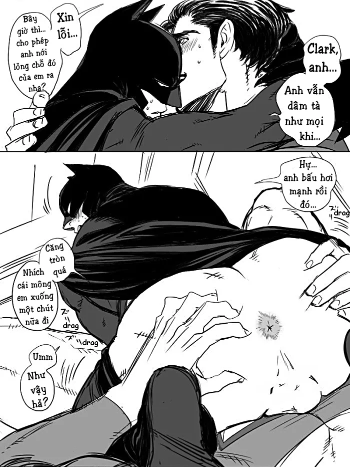 HentaiVN.net - Ảnh 6 - Superman x Batman [SuperBat: Love Story; Sịp Đỏ x Sịp Đen] - Chap 1