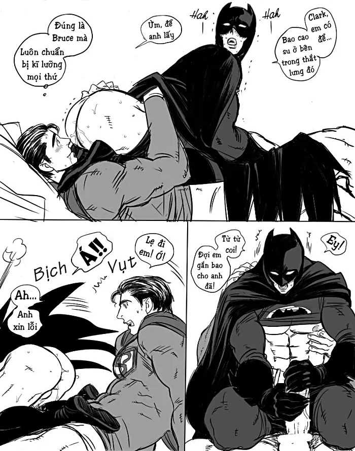 HentaiVN.net - Ảnh 9 - Superman x Batman [SuperBat: Love Story; Sịp Đỏ x Sịp Đen] - Chap 1