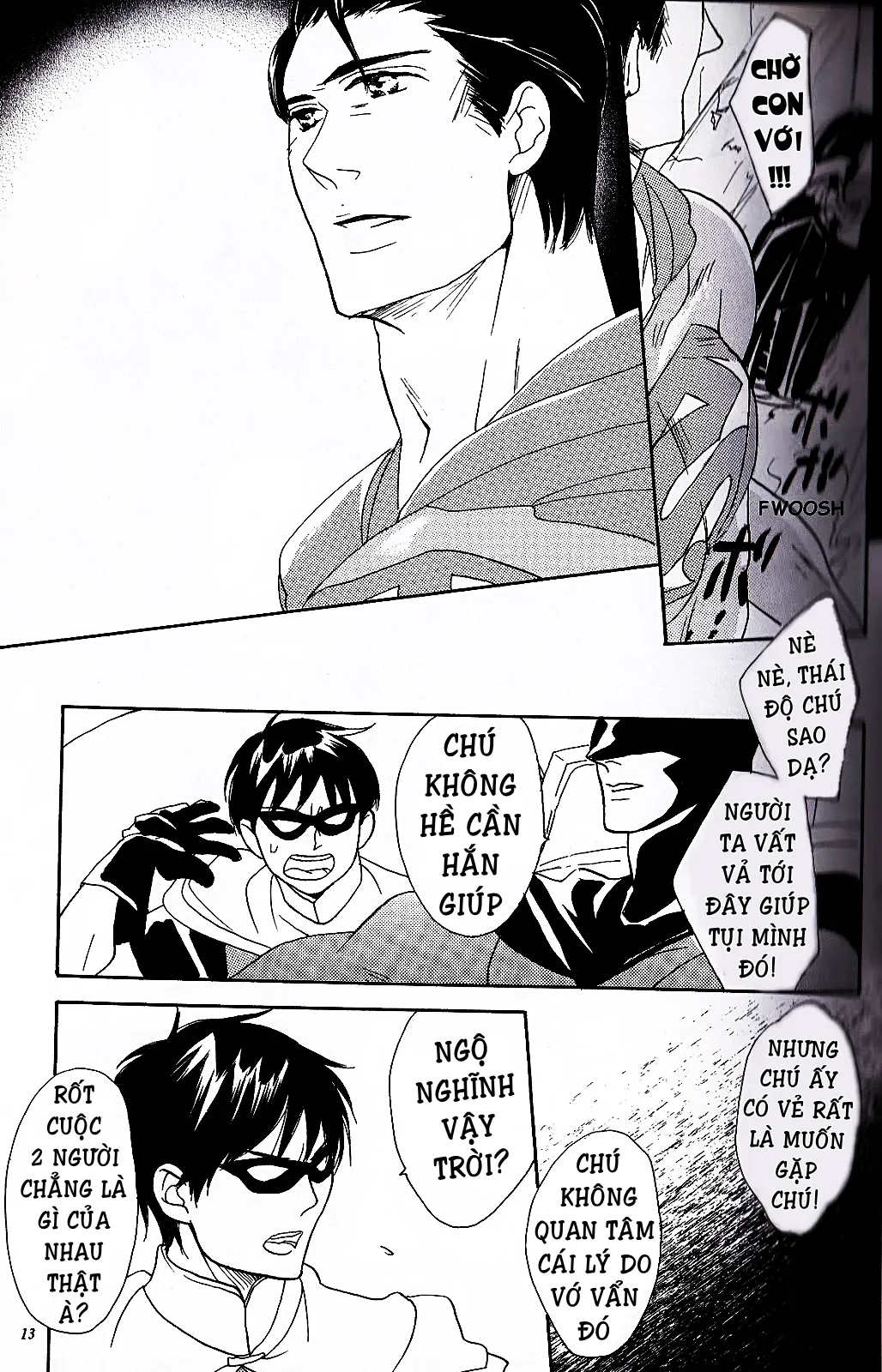 HentaiVN.net - Ảnh 11 - Superman x Batman [SuperBat: Love Story; Sịp Đỏ x Sịp Đen] - Chap 2
