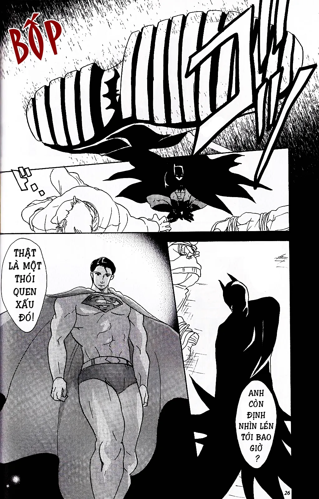 HentaiVN.net - Ảnh 24 - Superman x Batman [SuperBat: Love Story; Sịp Đỏ x Sịp Đen] - Chap 2