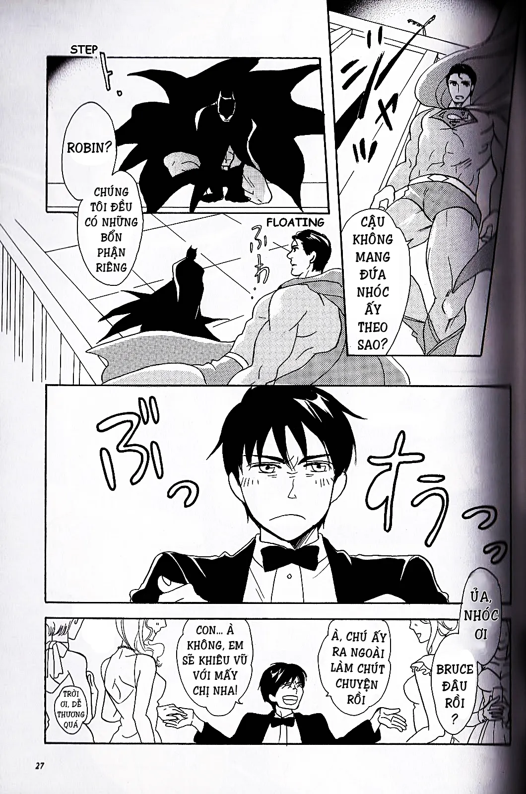 HentaiVN.net - Ảnh 25 - Superman x Batman [SuperBat: Love Story; Sịp Đỏ x Sịp Đen] - Chap 2