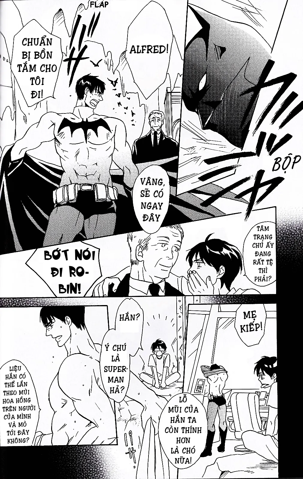 HentaiVN.net - Ảnh 30 - Superman x Batman [SuperBat: Love Story; Sịp Đỏ x Sịp Đen] - Chap 2