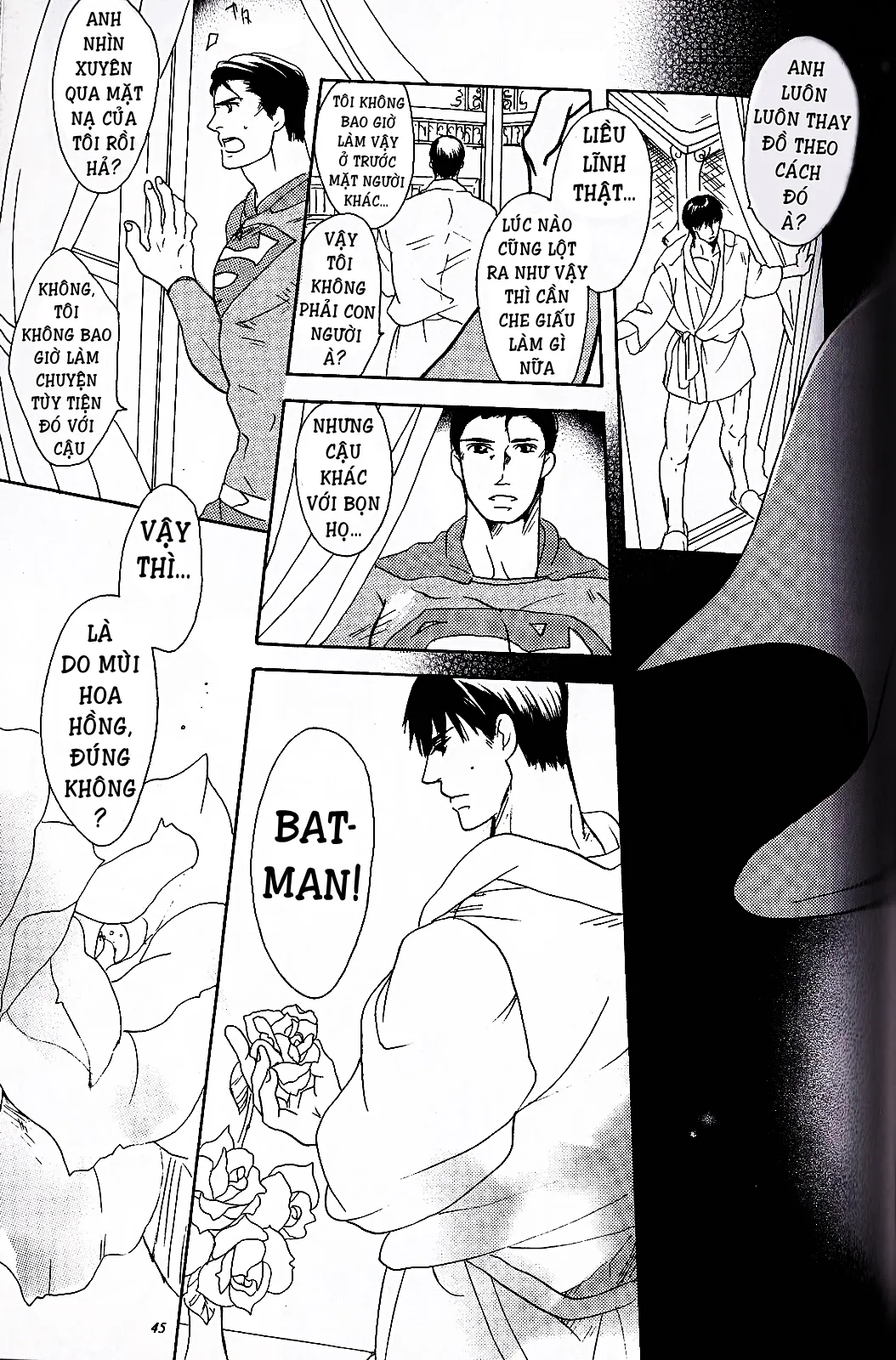 HentaiVN.net - Ảnh 43 - Superman x Batman [SuperBat: Love Story; Sịp Đỏ x Sịp Đen] - Chap 2