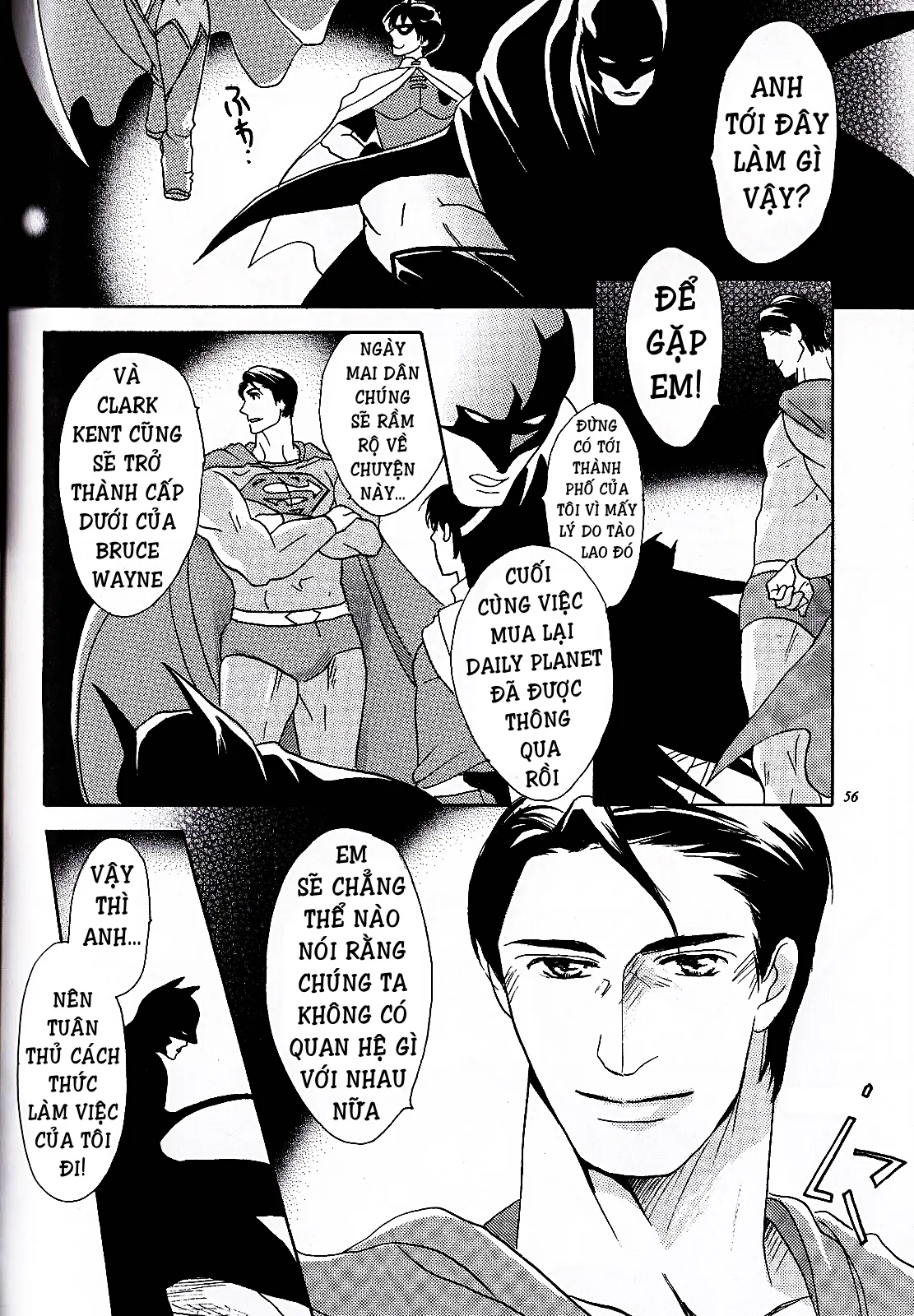 HentaiVN.net - Ảnh 54 - Superman x Batman [SuperBat: Love Story; Sịp Đỏ x Sịp Đen] - Chap 2