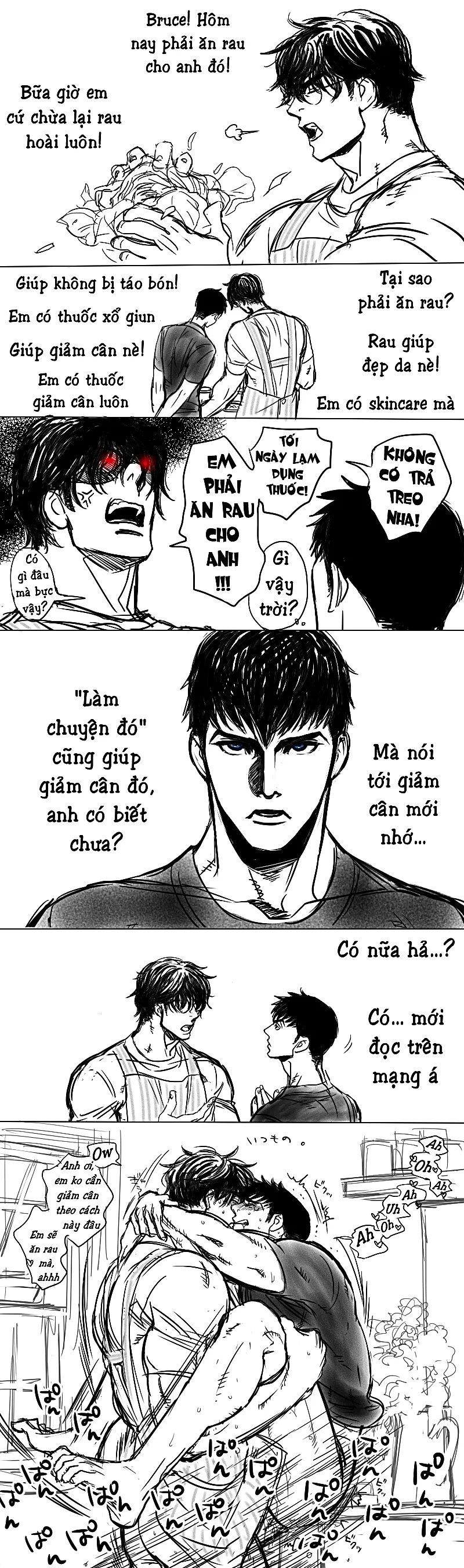 HentaiVN.net - Ảnh 68 - Superman x Batman [SuperBat: Love Story; Sịp Đỏ x Sịp Đen] - Chap 2