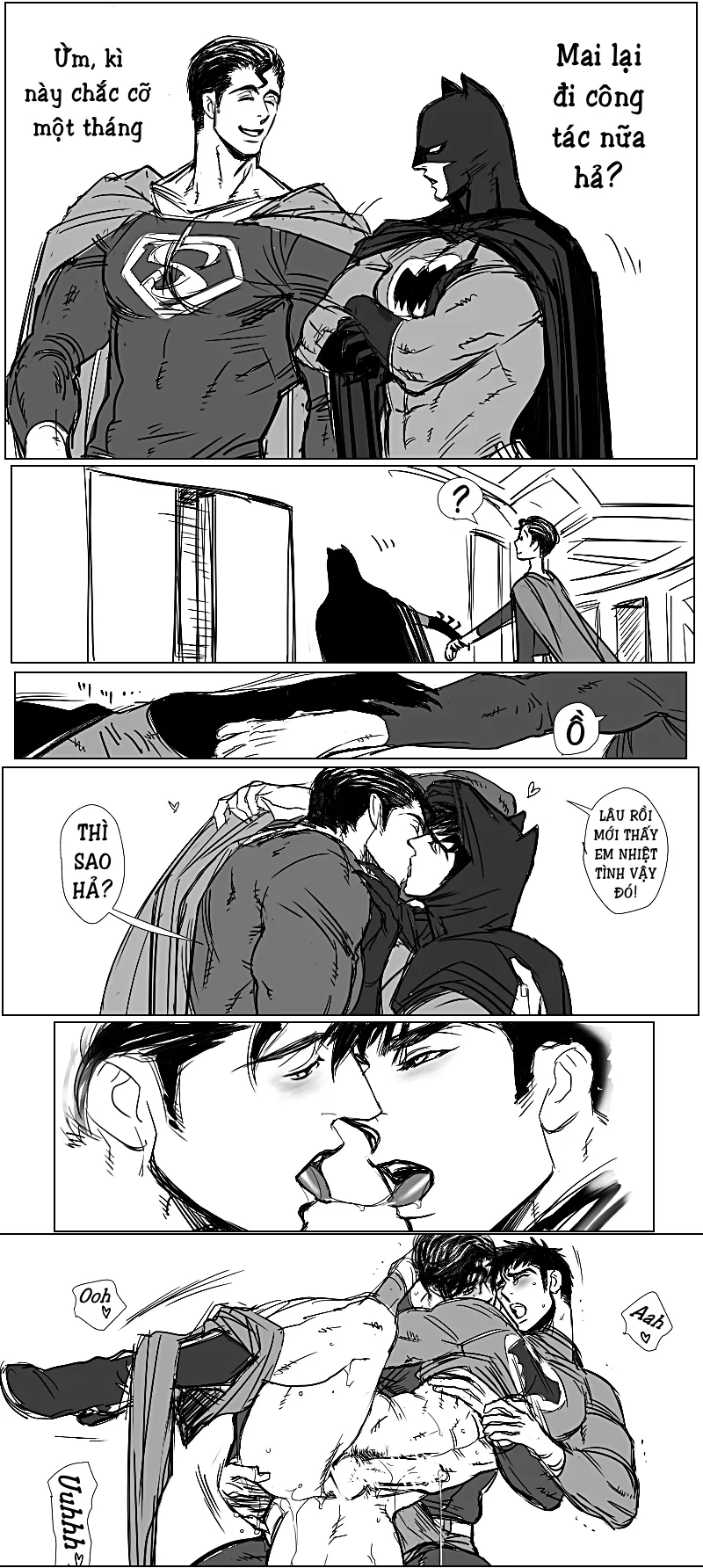 HentaiVN.net - Ảnh 72 - Superman x Batman [SuperBat: Love Story; Sịp Đỏ x Sịp Đen] - Chap 2