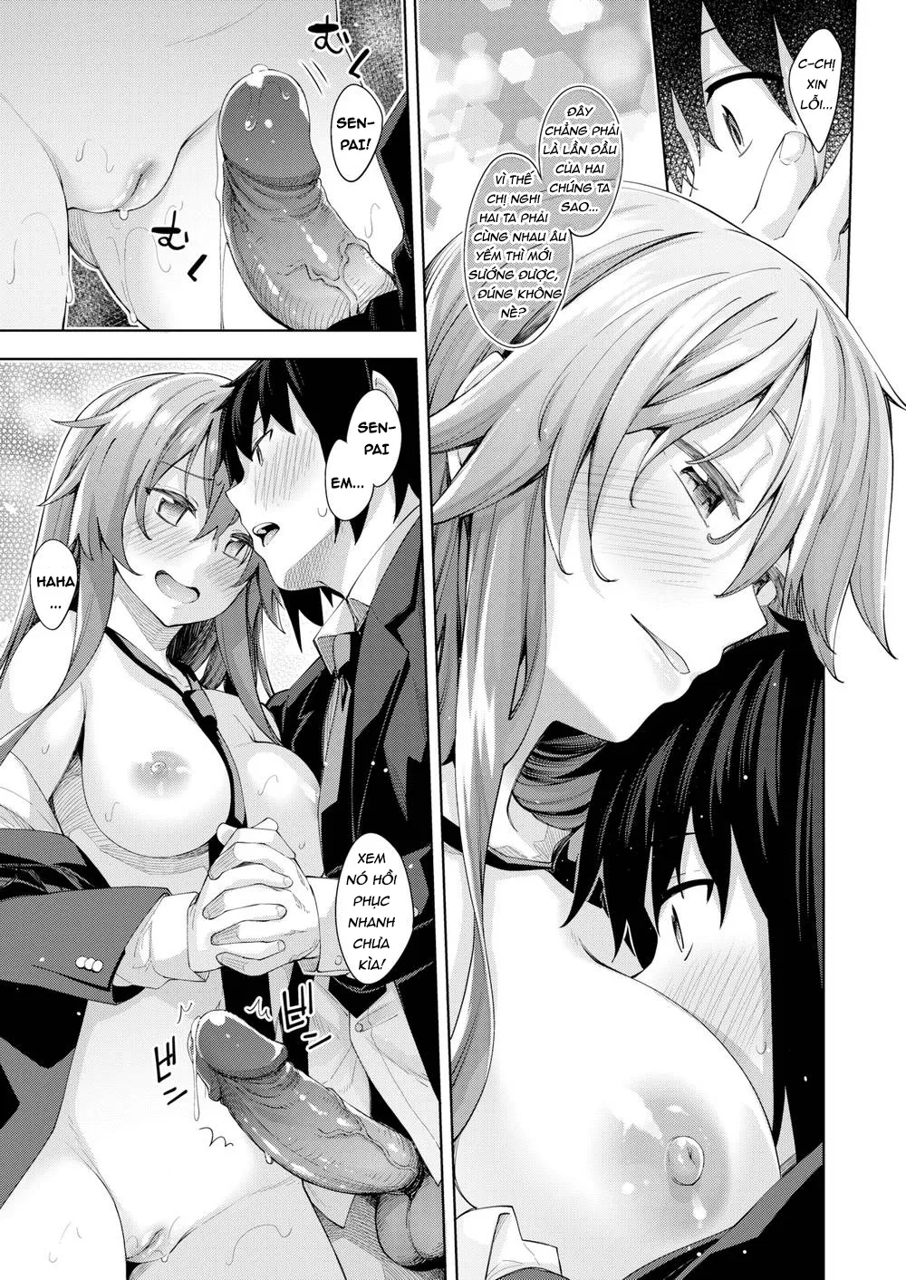 HentaiVN.net - Ảnh 23 - Tình yêu nảy nở vào lễ tốt nghiệp [Graduation] - Chap 1