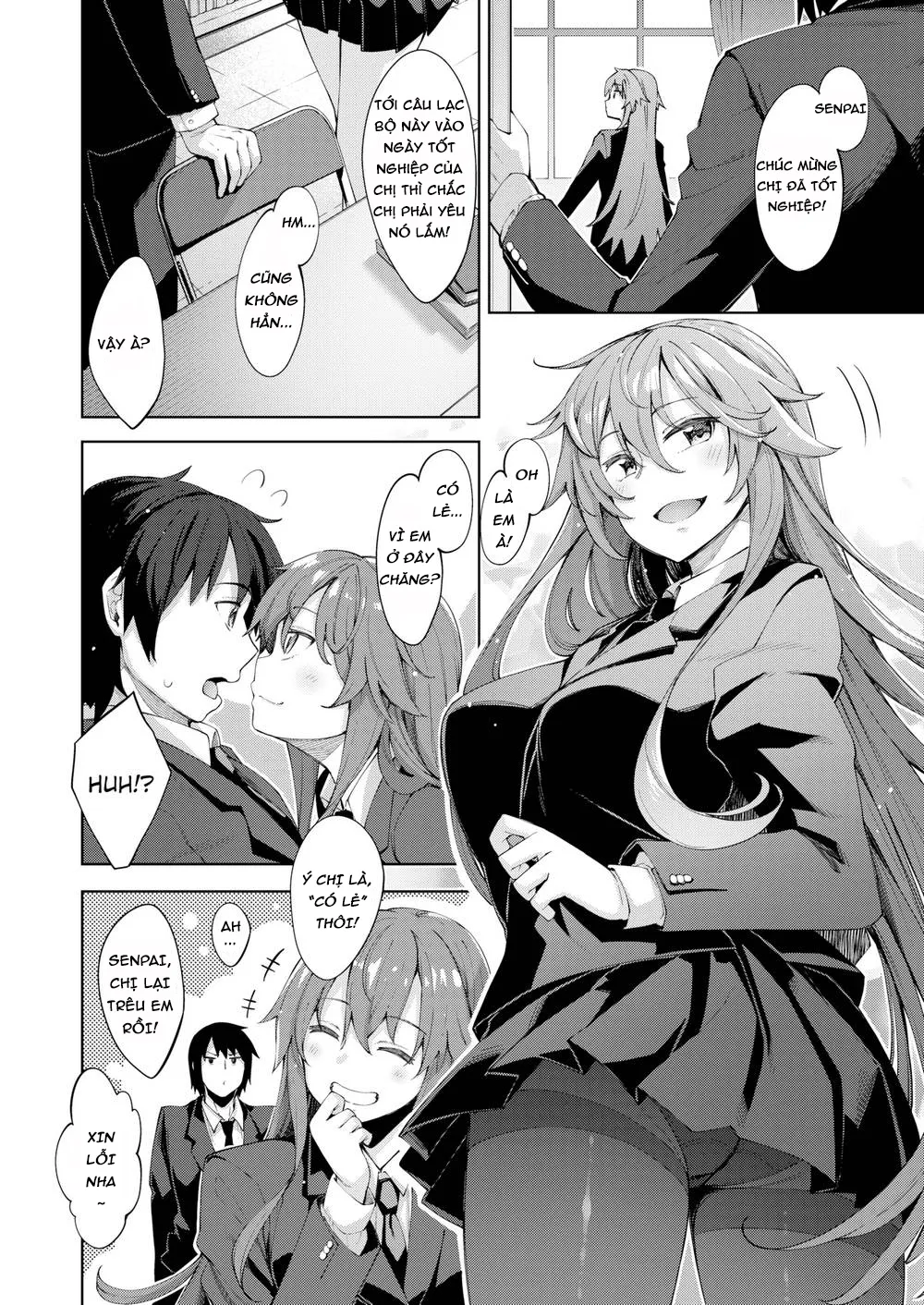 HentaiVN.net - Ảnh 4 - Tình yêu nảy nở vào lễ tốt nghiệp [Graduation] - Chap 1