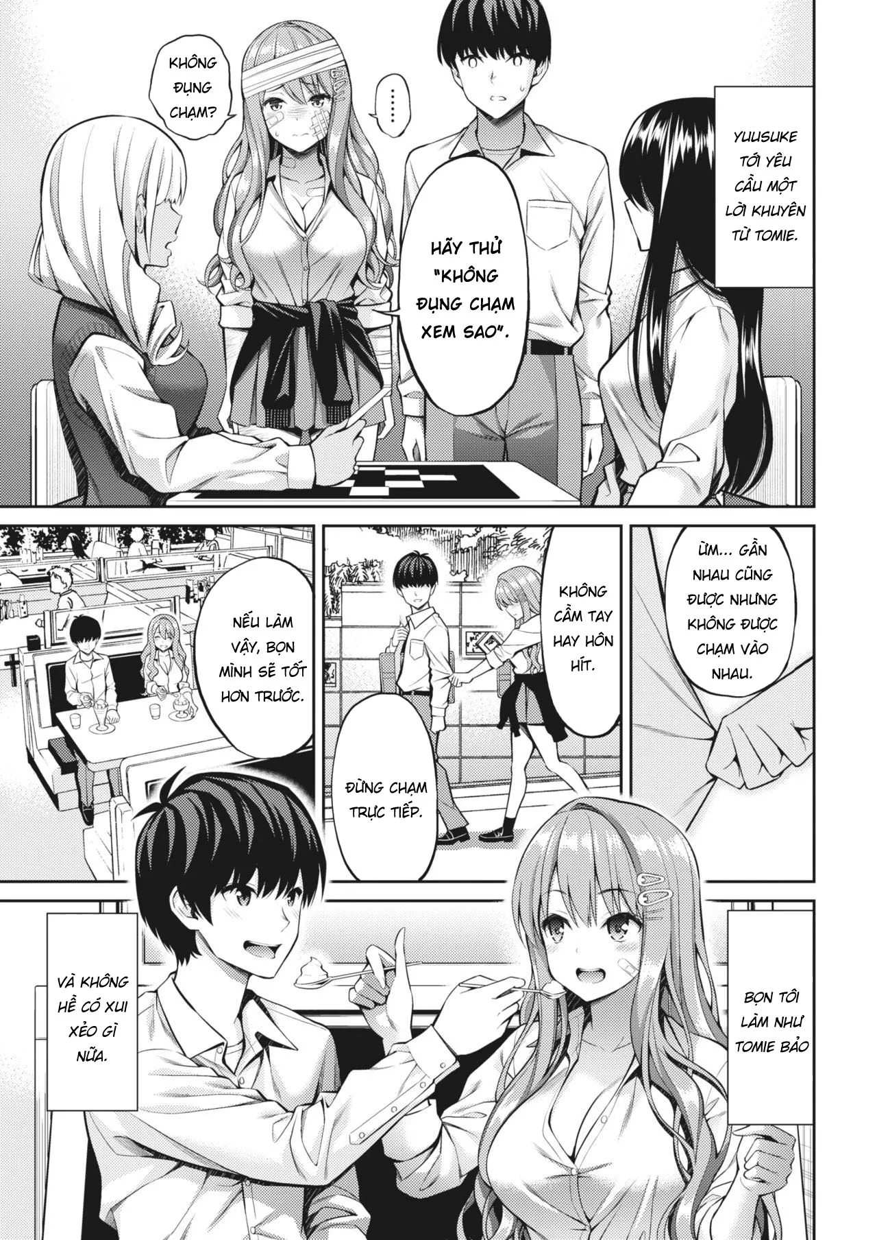 HentaiVN.net - Ảnh 7 - Tình yêu mùa dịch [Oblaat - Indirect kiss & sex & love ; オブラート] - Chap 1