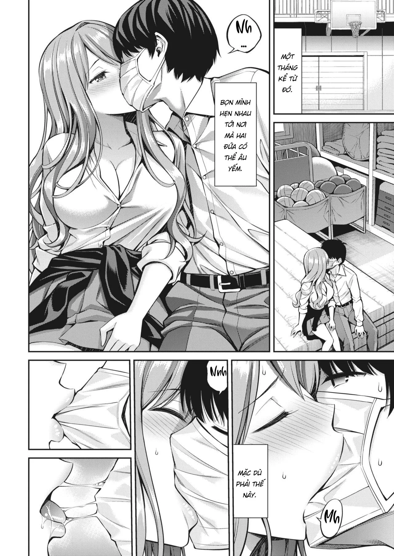 HentaiVN.net - Ảnh 8 - Tình yêu mùa dịch [Oblaat - Indirect kiss & sex & love ; オブラート] - Chap 1