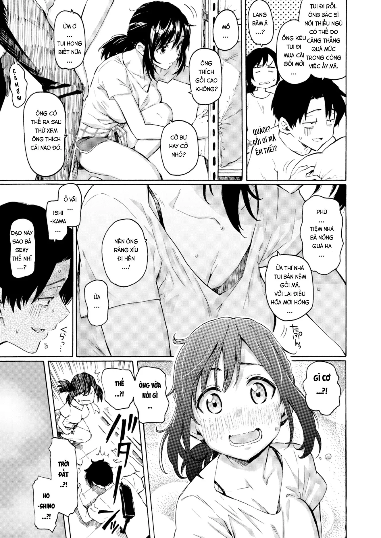 HentaiVN.net - Ảnh 4 - Về Quê Mua Gối, Tiện Đường Yêu Em! [You've Laid in Your Bed, Now Make It!] - Chap 1
