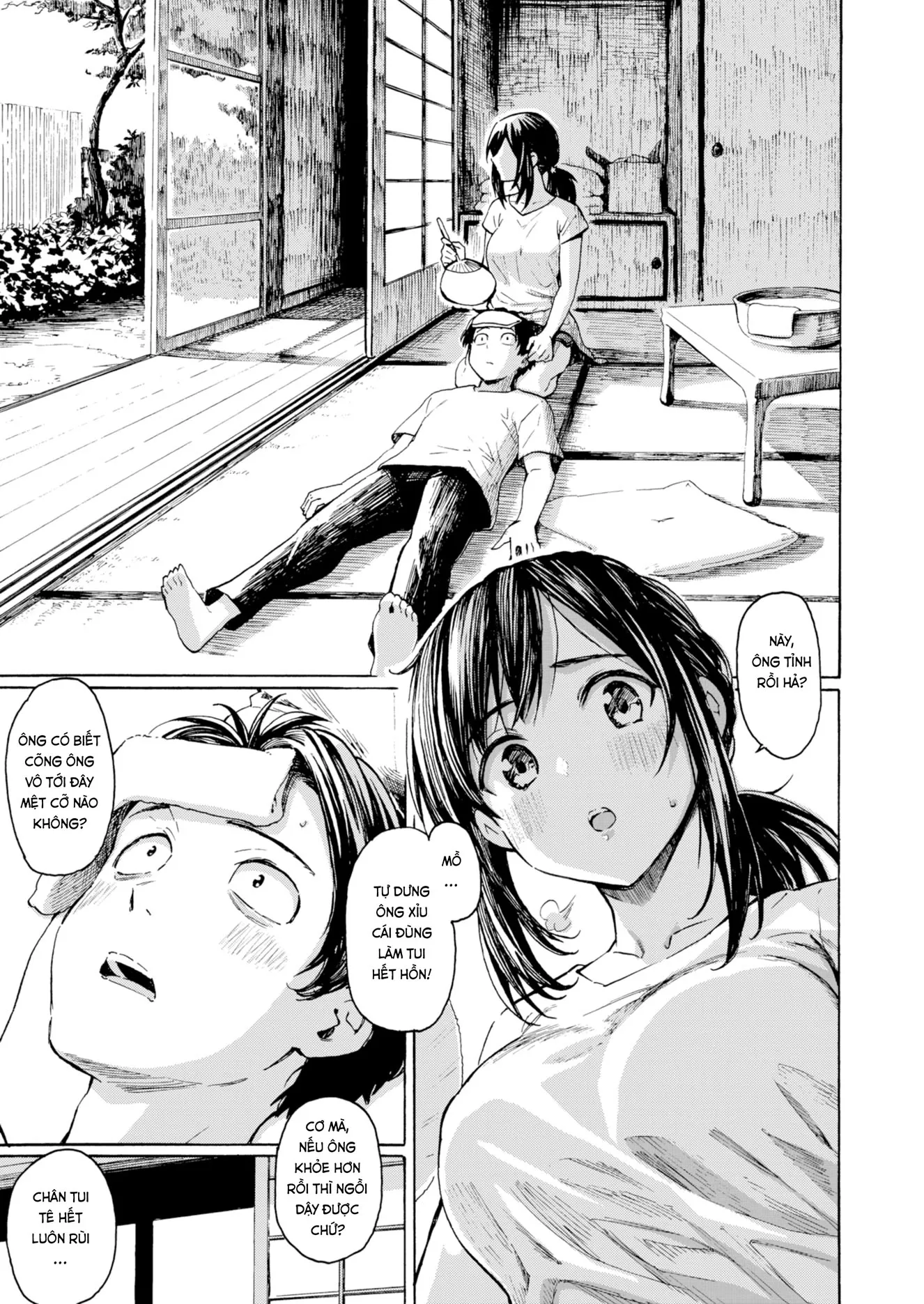 HentaiVN.net - Ảnh 6 - Về Quê Mua Gối, Tiện Đường Yêu Em! [You've Laid in Your Bed, Now Make It!] - Chap 1
