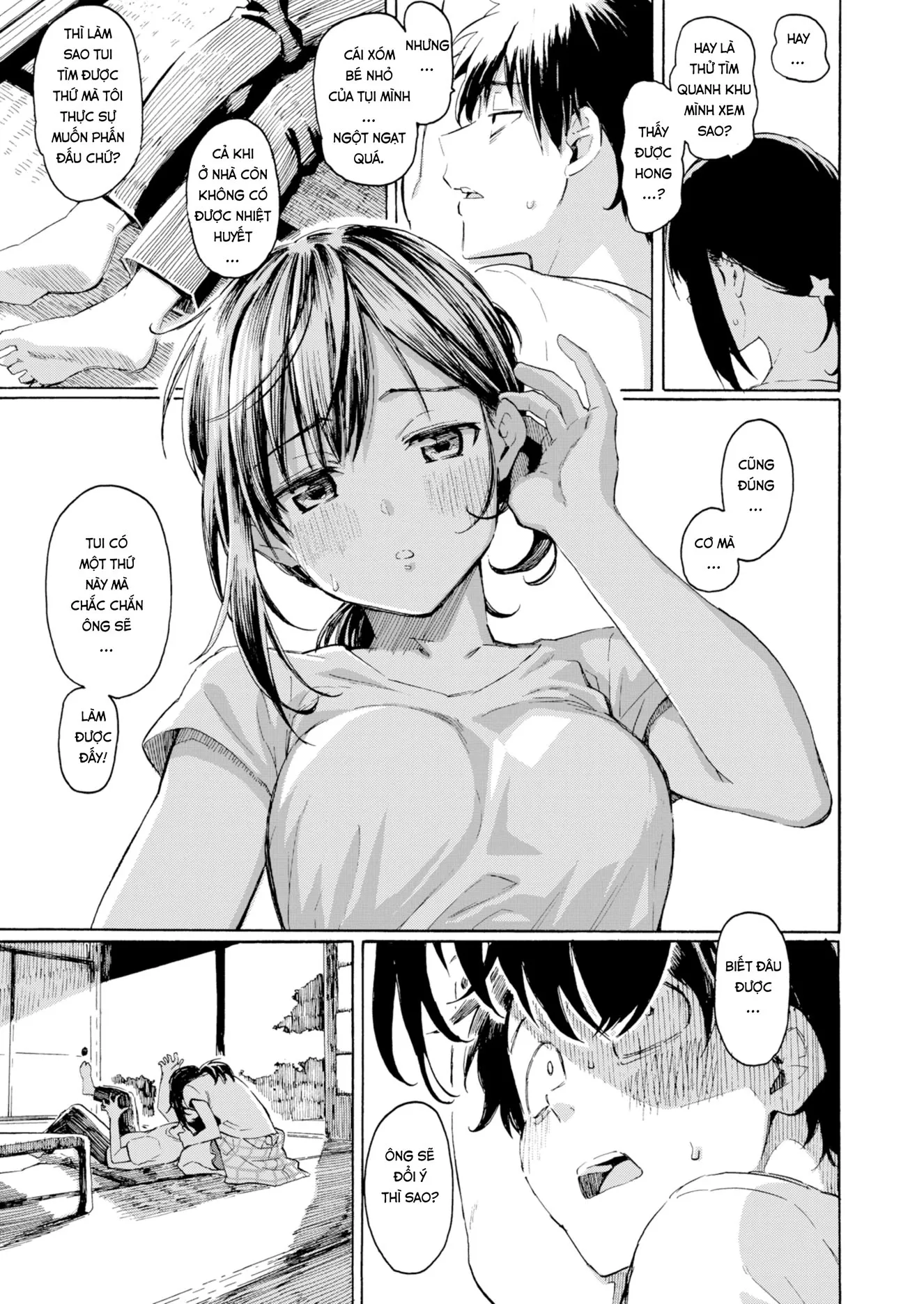 HentaiVN.net - Ảnh 8 - Về Quê Mua Gối, Tiện Đường Yêu Em! [You've Laid in Your Bed, Now Make It!] - Chap 1
