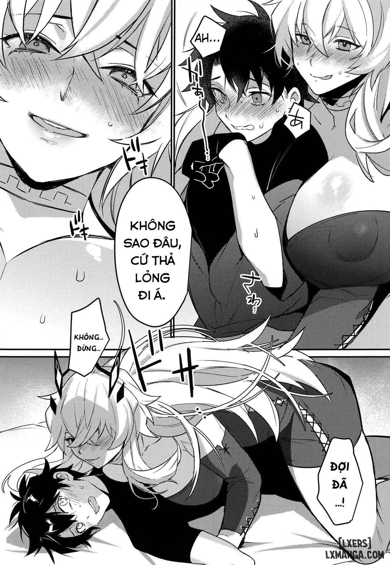 HentaiVN.net - Ảnh 8 - Kimi to Kiss Shinai to Derarenai Heya - Chap 1