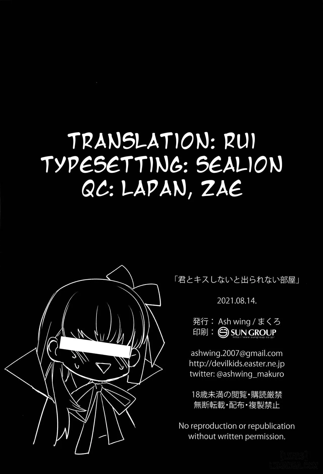 HentaiVN.net - Ảnh 23 - Kimi to Kiss Shinai to Derarenai Heya - Chap 1
