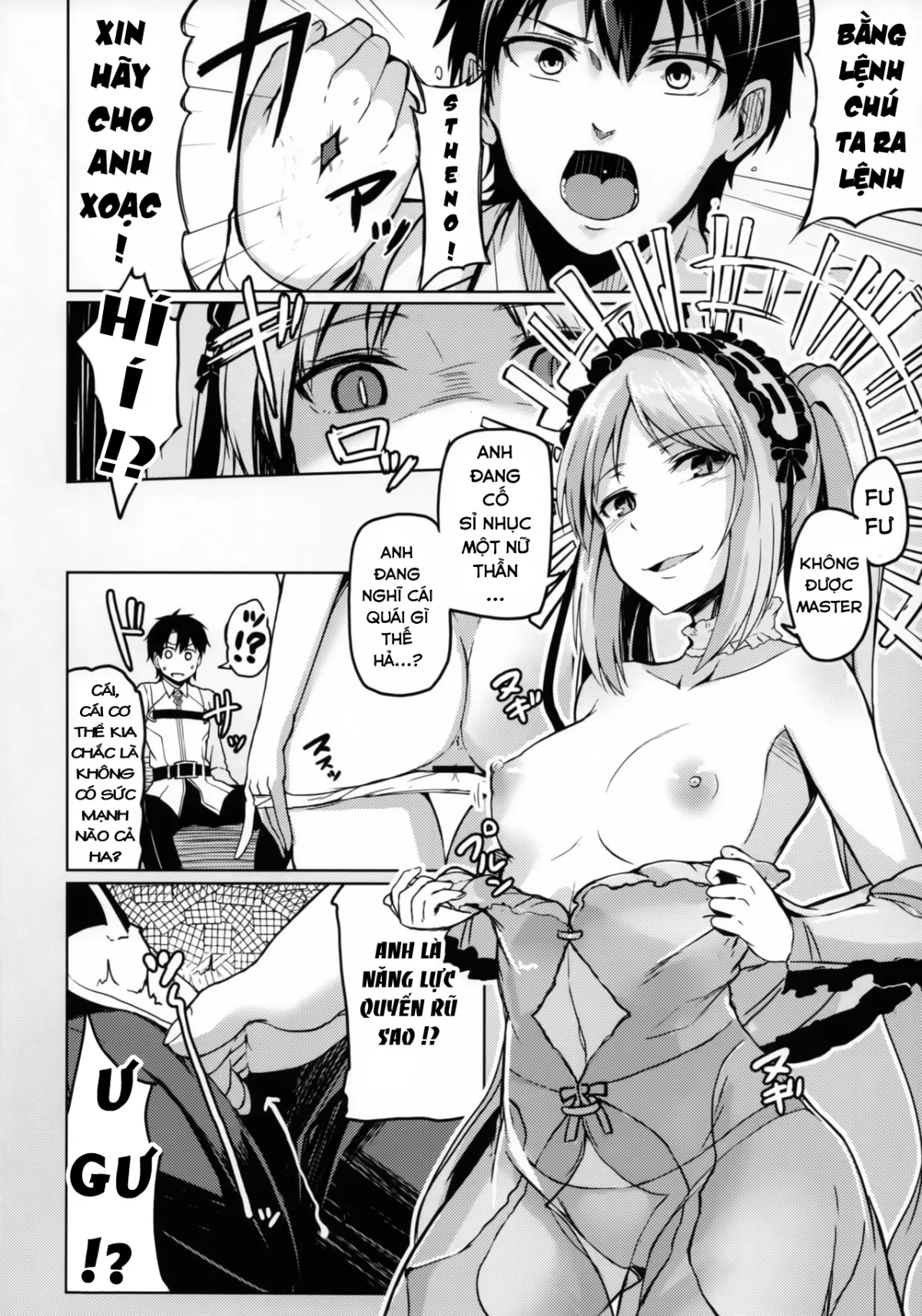 HentaiVN.net - Ảnh 16 - Tôi muốn làm chuyện Ecchi với các Servant đáng yêu (Fate/Grand Order) [Reiju o Motte Hoshi 4 Servant to Ecchi Shitai; 令呪を以て星4サーヴァントとえっちしたい] - Chap 1