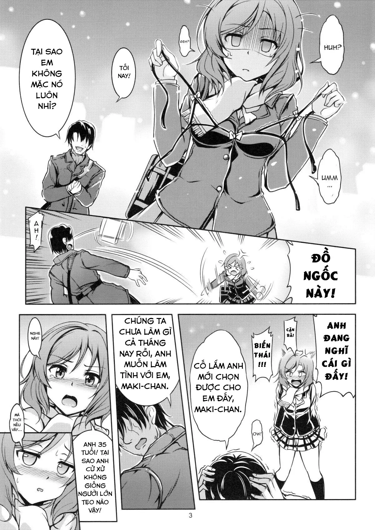 HentaiVN.net - Ảnh 4 - Koi Hime Love Maki!! 01 - Chap 1