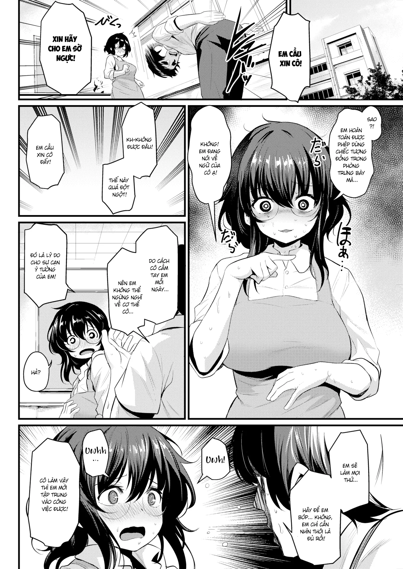 HentaiVN.net - Ảnh 8 - Ngực và Nghệ Thuật [Boobs & The Arts] - Chap 1